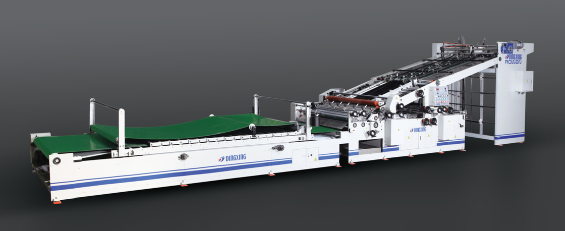 Máquina de colagem de laminação de papelão ondulado CE 5 camadas Controle PLC