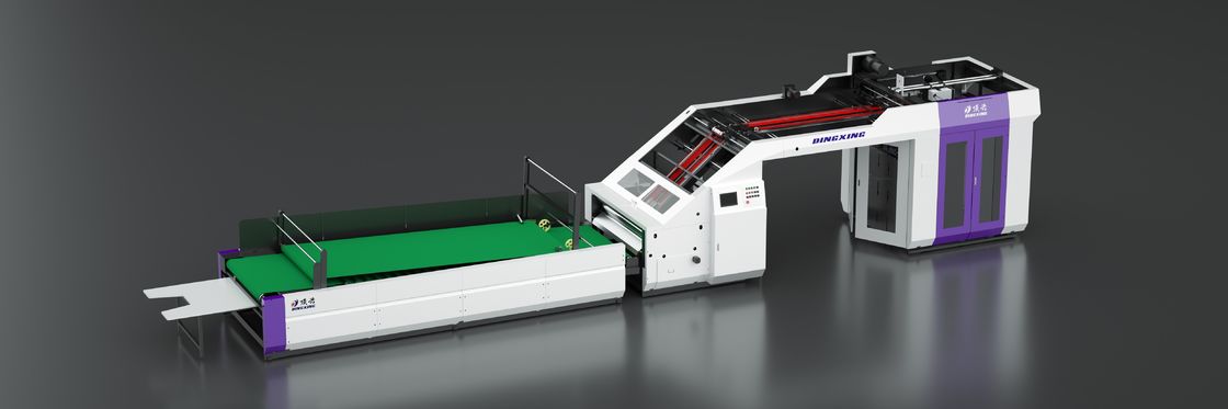 Laminador de alta velocidade Laminador de flauta de alta velocidade Material de membrana de papel de espessura de laminação Intervalo de 1 a 10 mm Equipamento de embalagem industrial