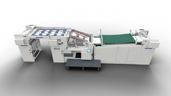 Máquina Laminadora Automática de Papelão Alinhamento Dinâmico DX-1210