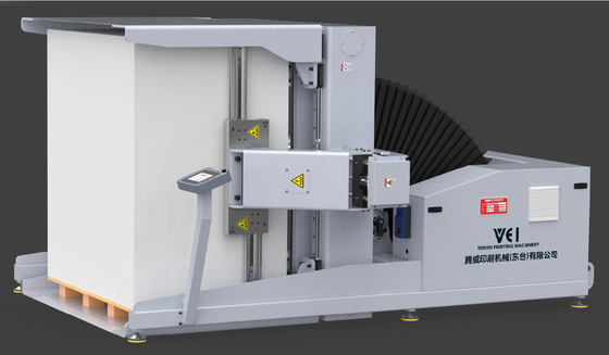 Máquina de virar pilha de 3 bicos, movimentar papel, alimentação de paletes