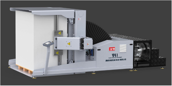 Máquina viradora de pilha de 17 KW para remoção de poeira e viragem de papel