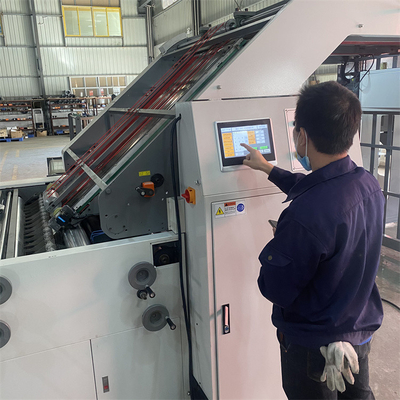 Laminador ondulado de alta velocidade 2 da flauta da caixa 3 5 7 dobras